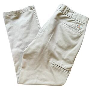 Dickies Tan Khaki Work Pants Men’s 36x30 Classic Fit Straight Leg